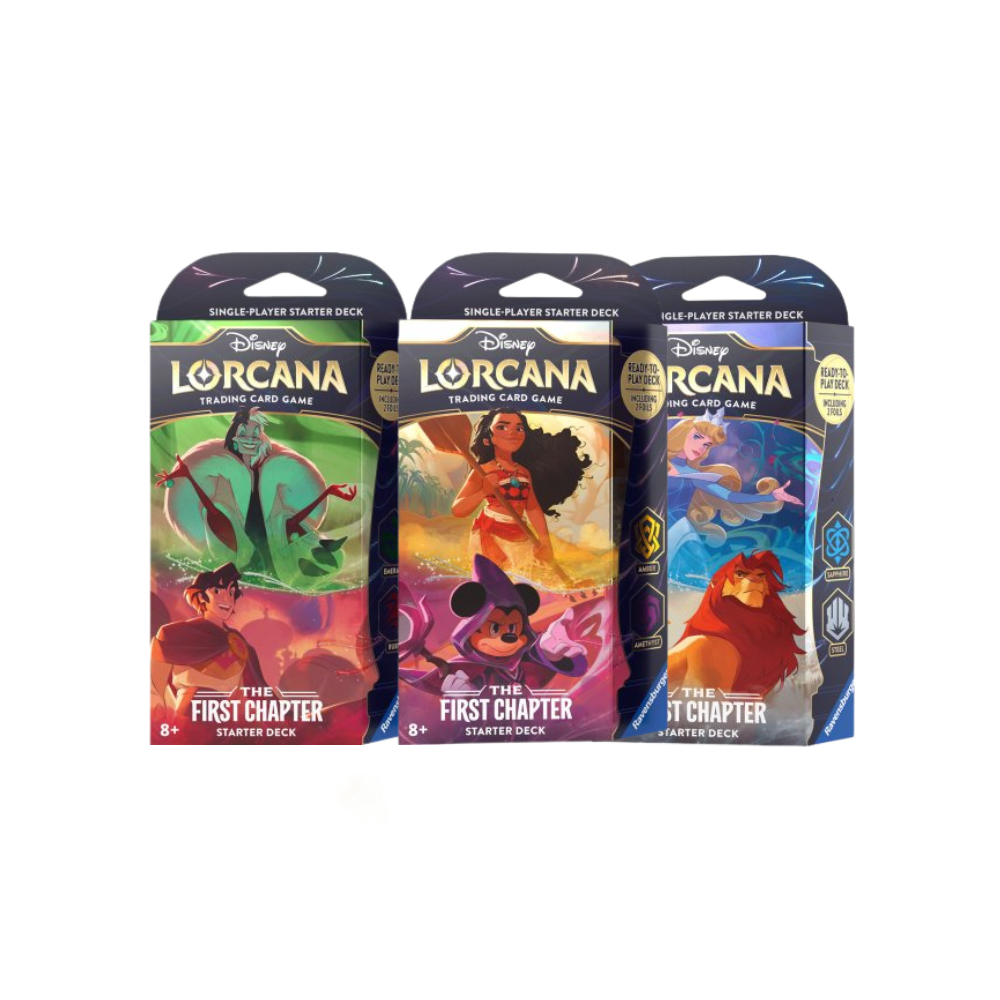 Disney Lorcana - The First Chapter Starter Deck (set van 3 inclusief 3 boosters)