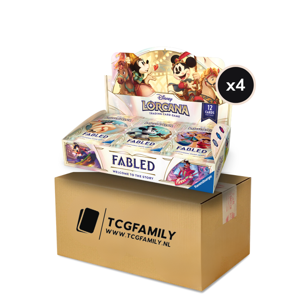 Disney Lorcana - Fabled Boosterbox Sealed Case (4x Booster Box)