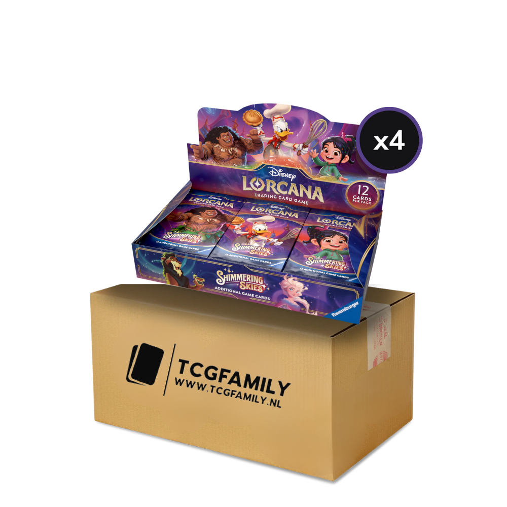 Disney Lorcana - Shimmering Skies Boosterbox Sealed Case (4x Booster Box)