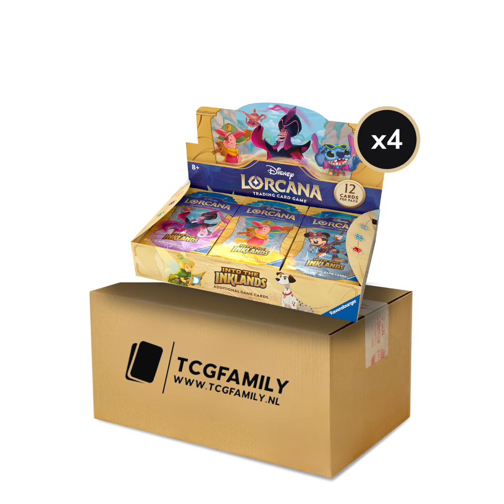 Disney Lorcana - Into the Inkland Boosterbox Sealed Case (4x Booster Box)