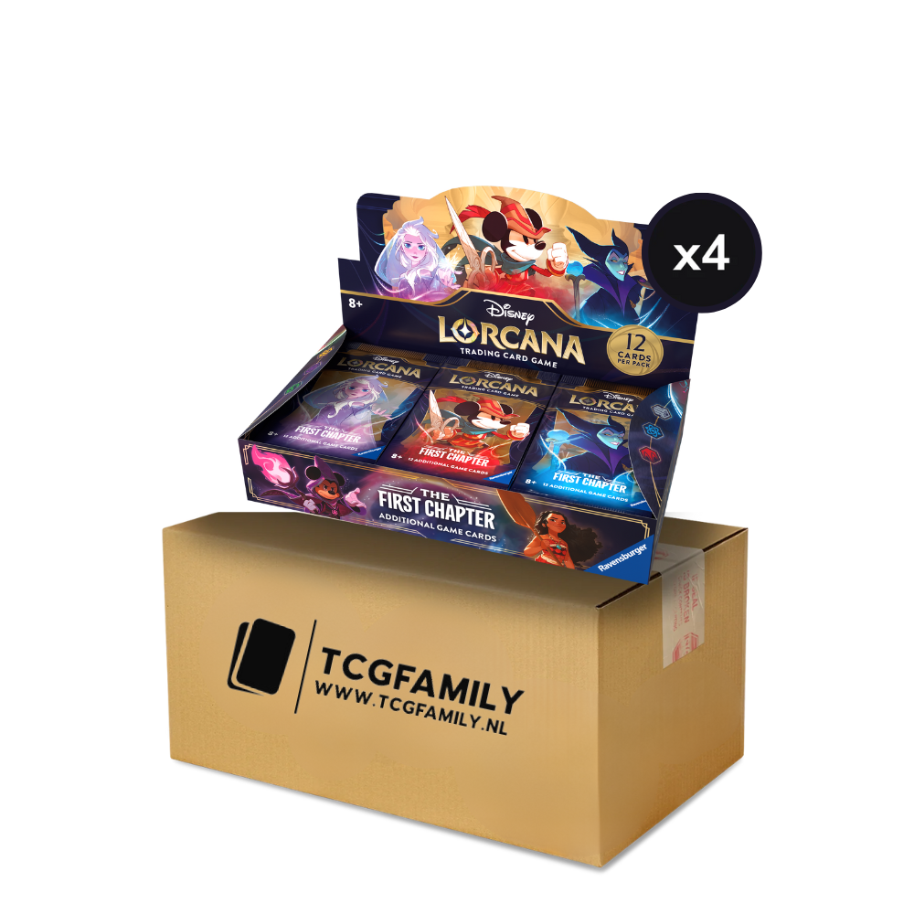Disney Lorcana - The First Chapter Boosterbox Sealed Case (4x Booster Box)