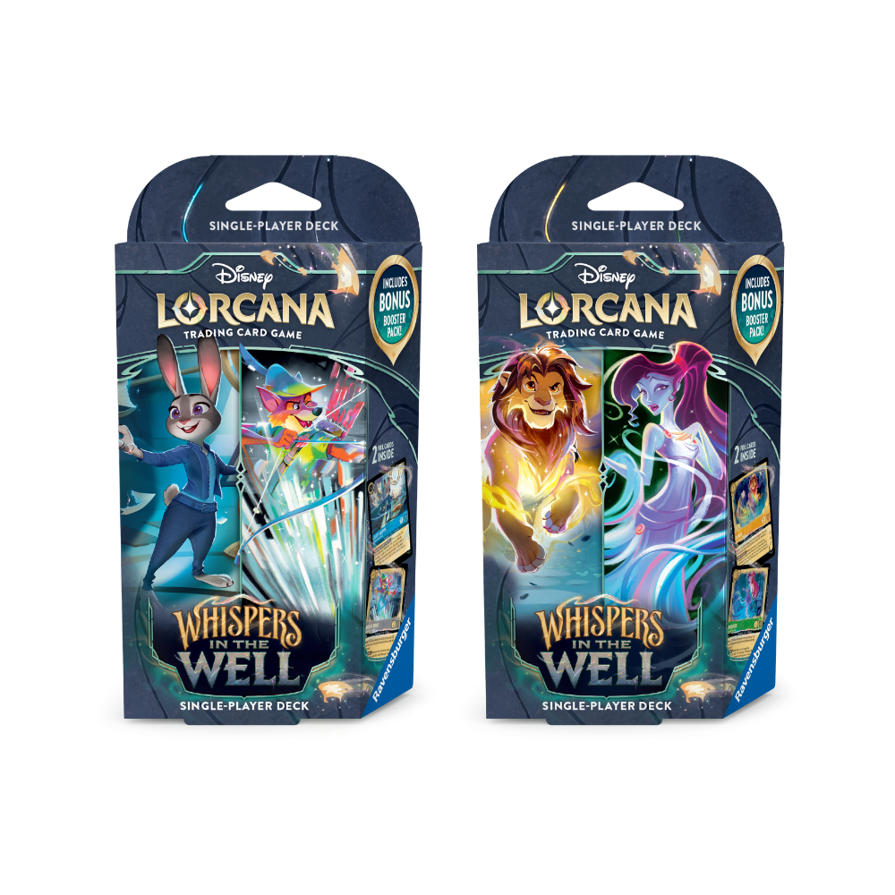 Disney Lorcana - Whispers of the Well Starter Deck (set van 2 inclusief 2 boosters)