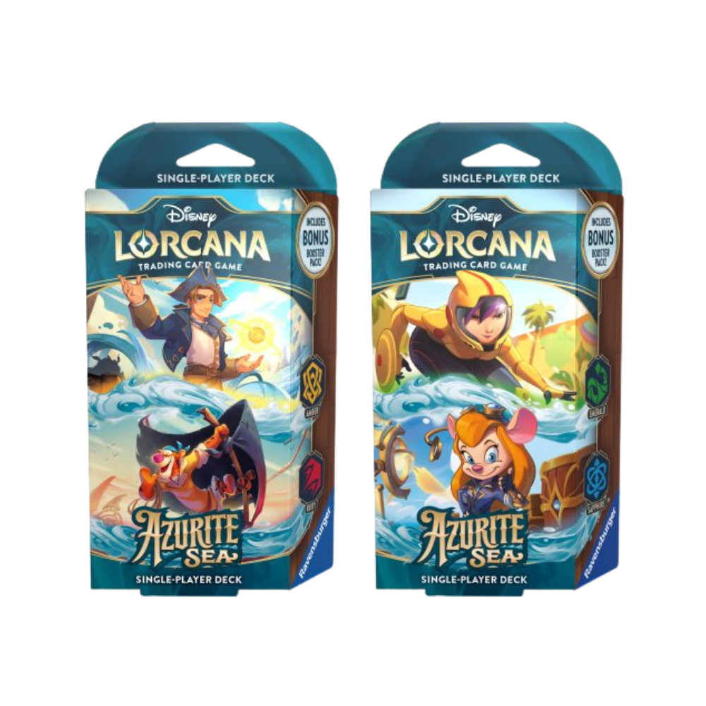 Disney Lorcana - Azurite Sea Starter Deck (set van 2 inclusief 2 boosters)