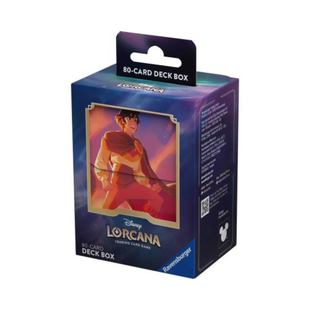 Disney Lorcana - Shimmering Skies 80 Card Deckbox: Aladdin