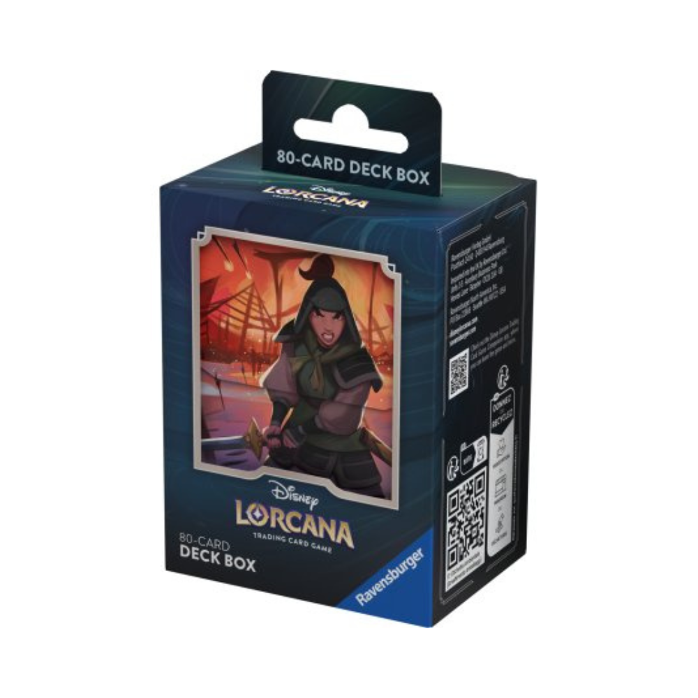 Disney Lorcana - Rise of the Floodborn 80 Card Deckbox: Mulan