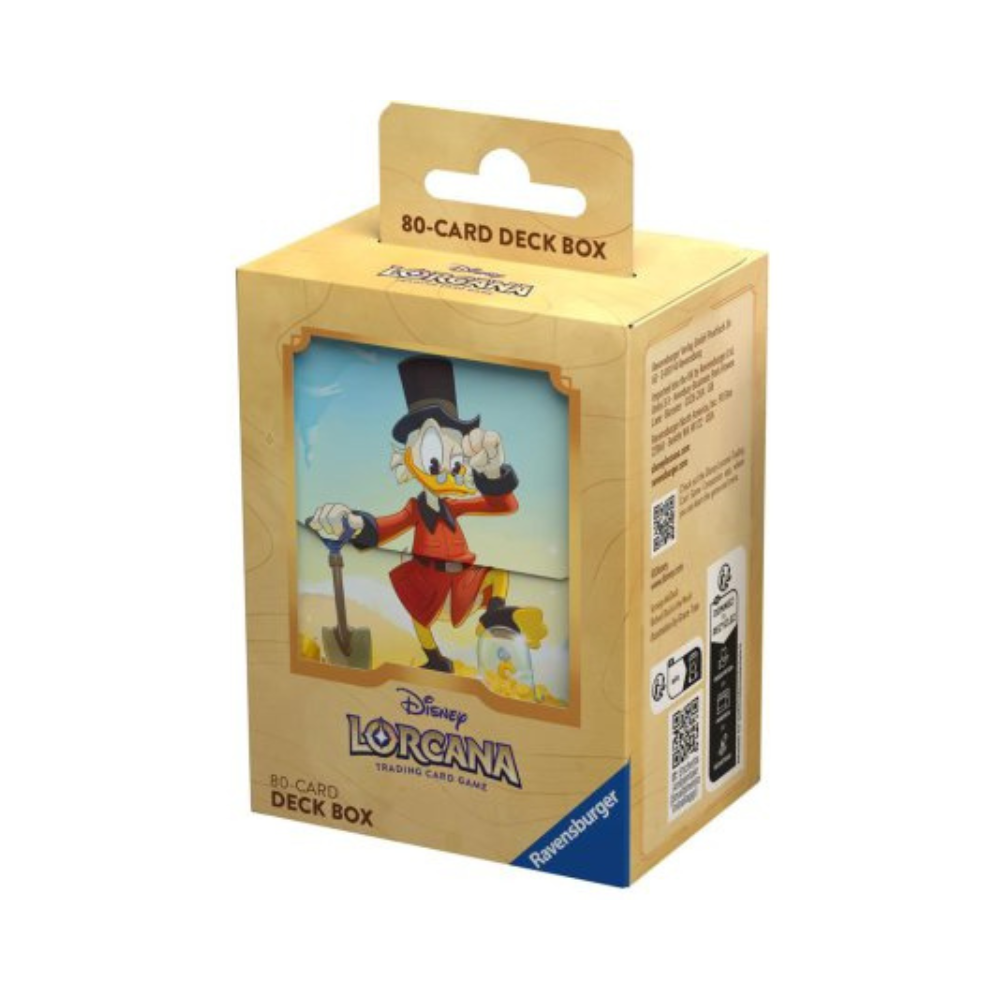 Disney Lorcana - Into the Inklands 80 Card Deckbox: Scrooge McDuck