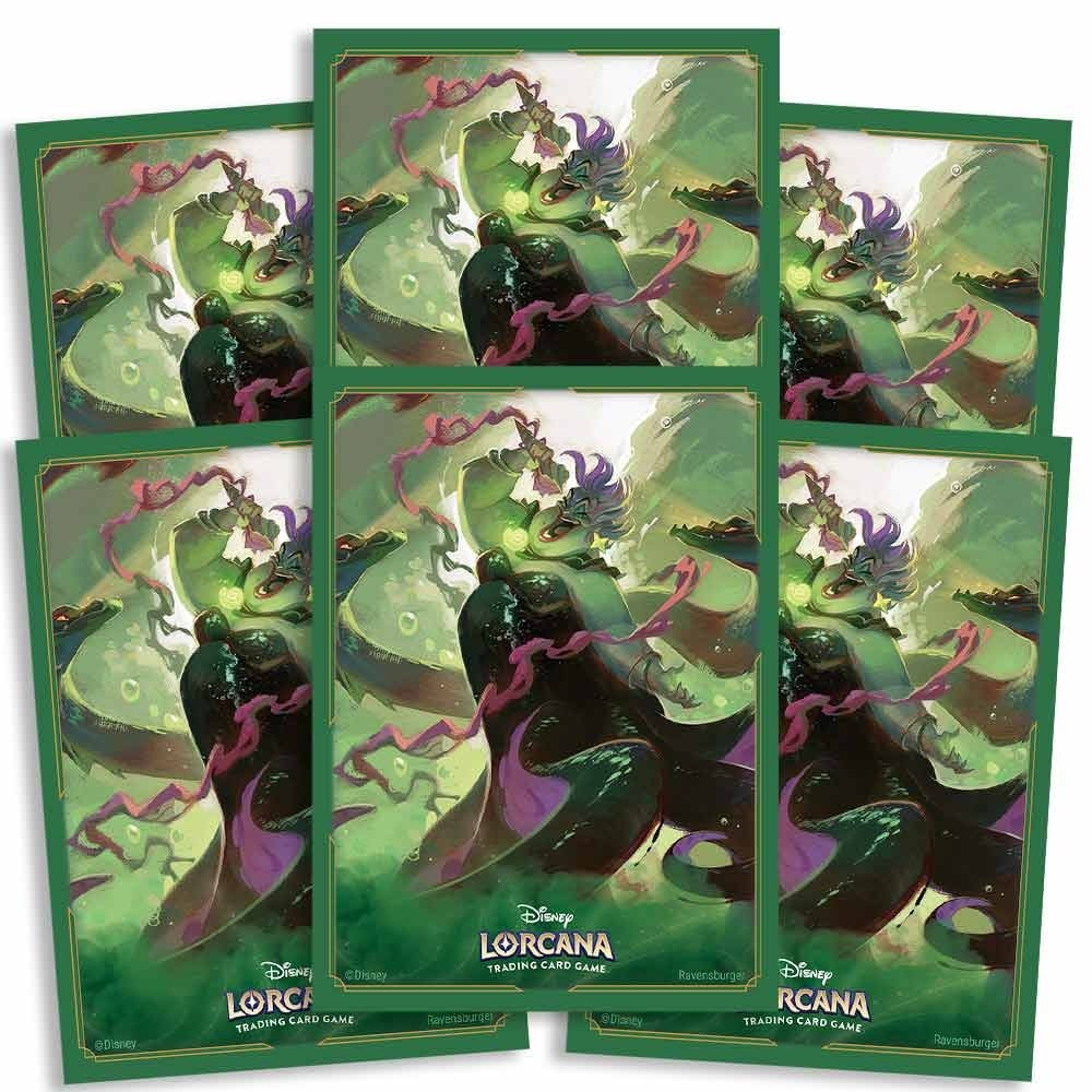Disney Lorcana Archazia’s Island Card Sleeves: Ursula (65 stuks)