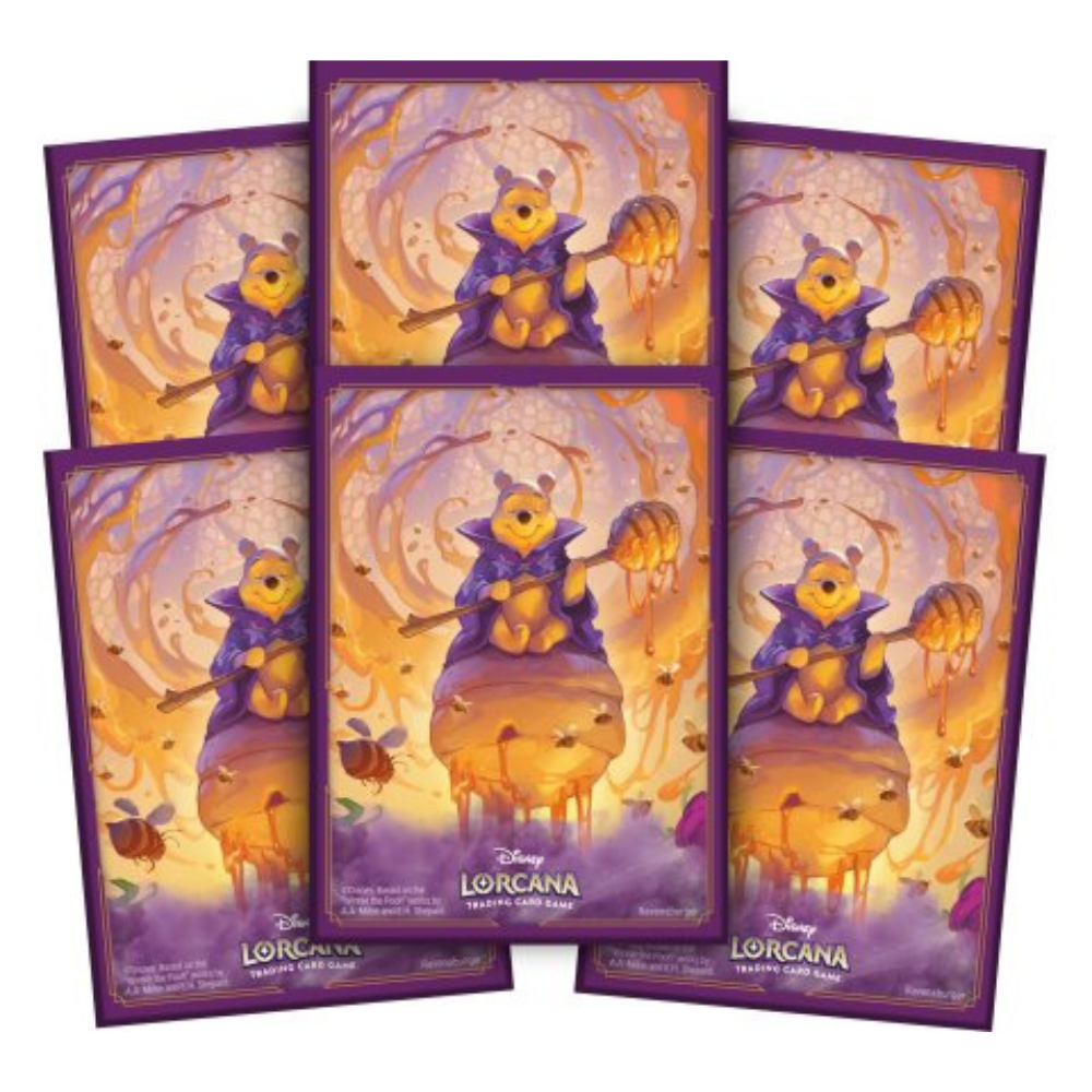 Disney Lorcana Azurite Sea Card Sleeves: Winnie the Pooh (65 stuks)