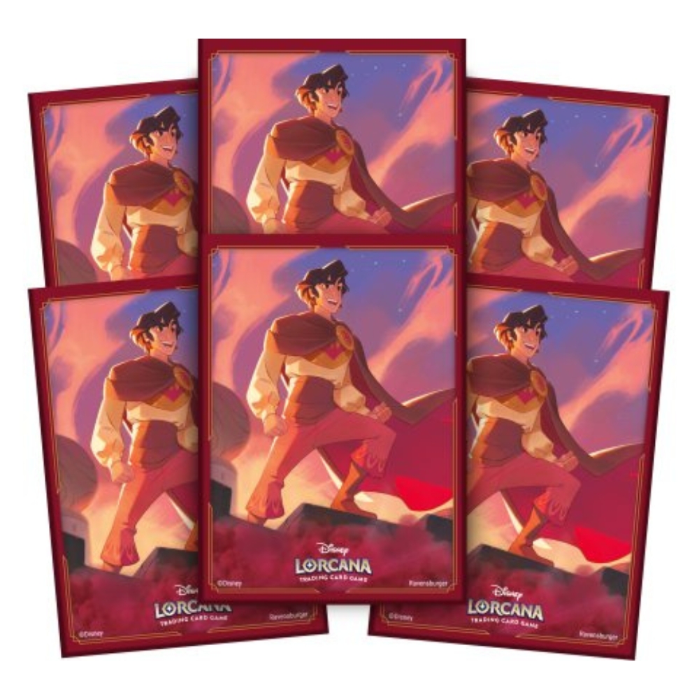 Disney Lorcana - Shimmering Skies Card Sleeves: Aladdin (65 stuks)
