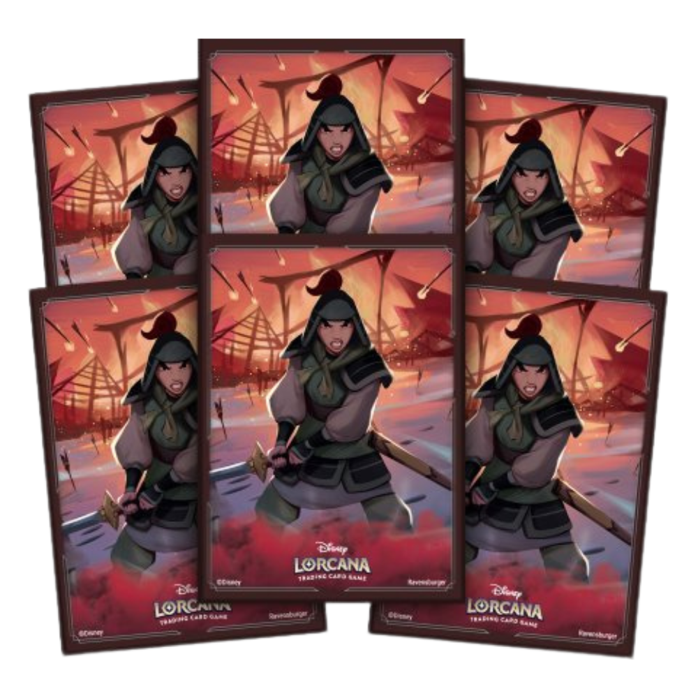Disney Lorcana - Rise of the Floodborn Card Sleeves: Mulan (65 stuks)