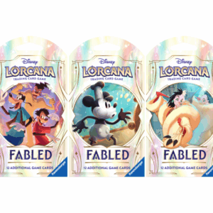 Disney Lorcana - Fabled Sleeved Booster Pack Art Bundle