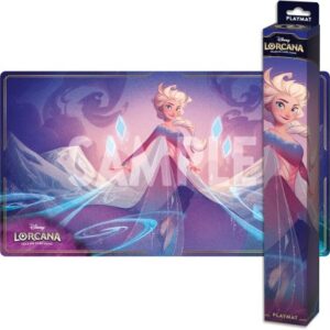 Disney Lorcana  Azurite Sea Playmat: Elsa The Fifth Spirit