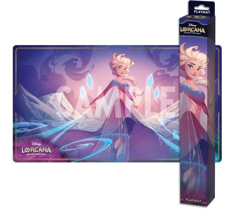 Disney Lorcana  Azurite Sea Playmat: Elsa The Fifth Spirit